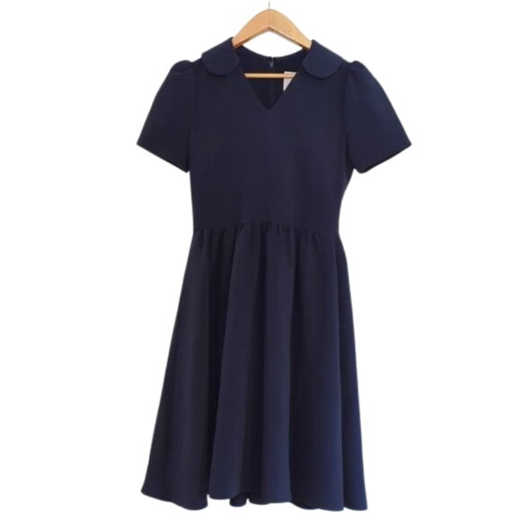 Girl Meets Glam The Alison Dress in Dark Blue Indigo l Size 2 - Picture 3 of 5